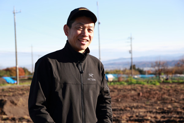 「榛名・十文字大根生産組合」の飯野陽彦さん