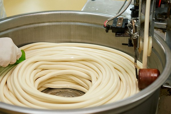 そうめん製造写真