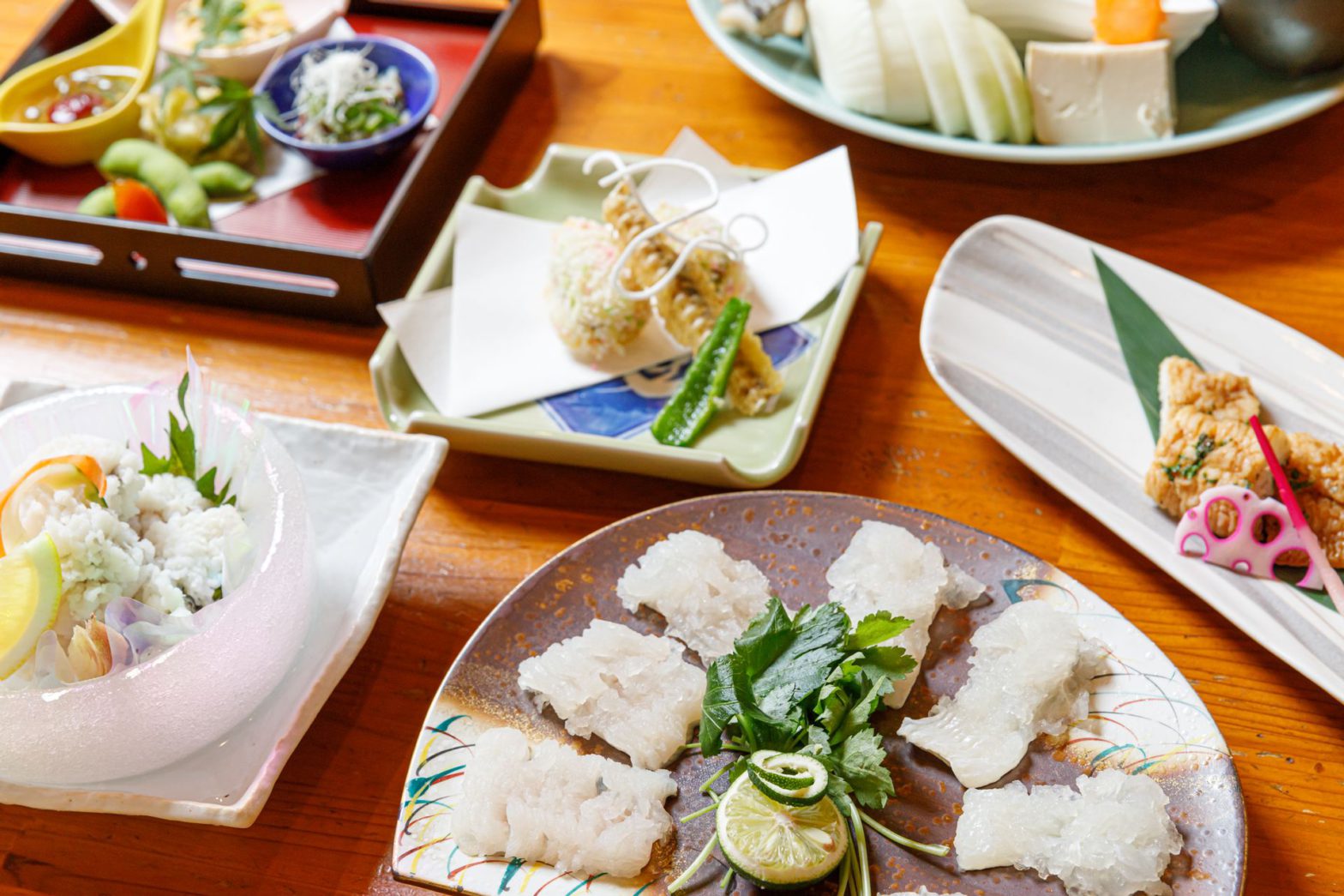 新和風料理柚果のハモ料理