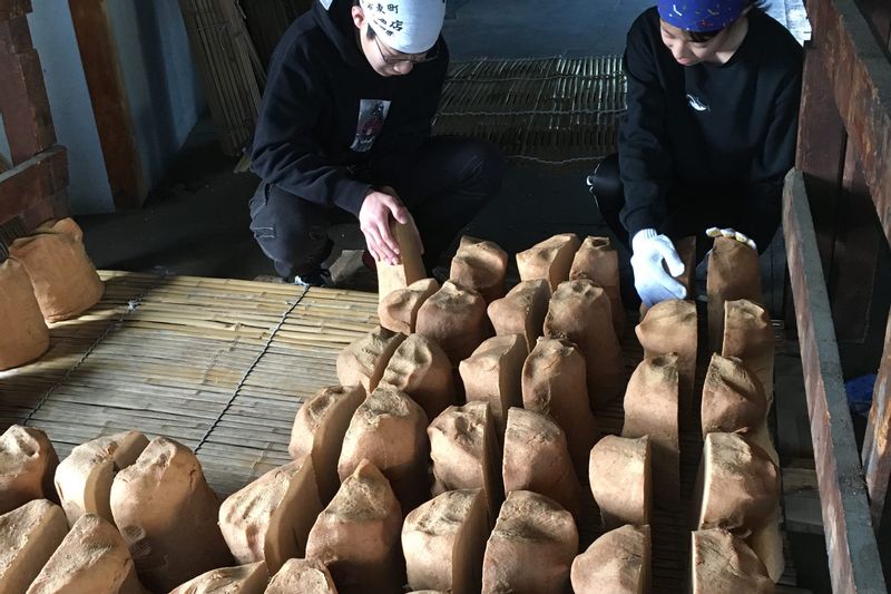 萬年屋の味噌玉製法　工程３