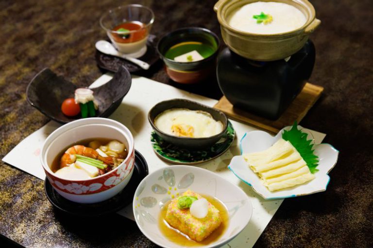 とうふ処小川家のコース料理