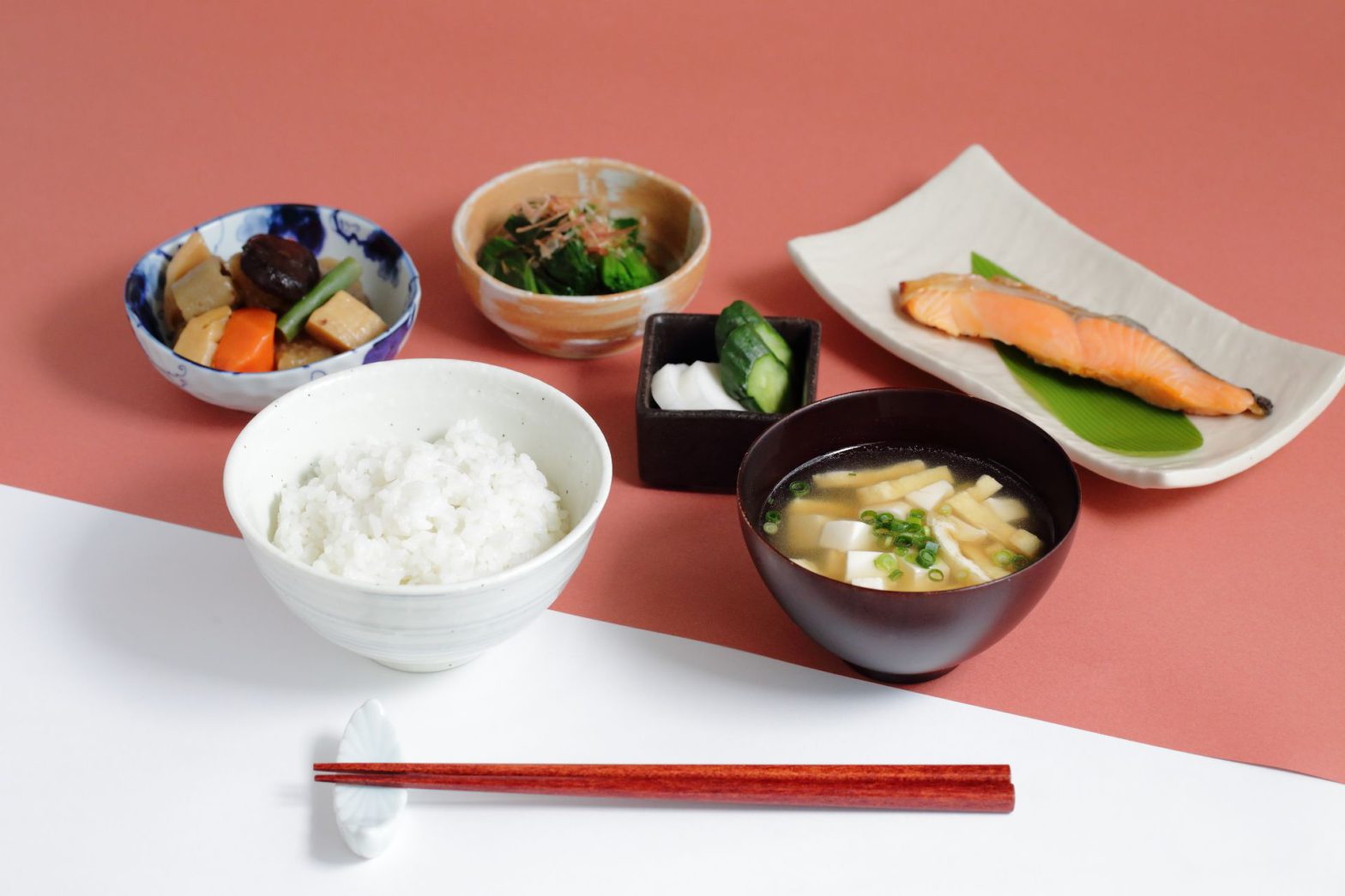 一汁三菜の和食献立
